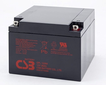 Аккумуляторная батарея CSB GPL 12260, 12В, 26Ач